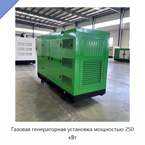 Газовая генераторная установка мощностью 250 кВт