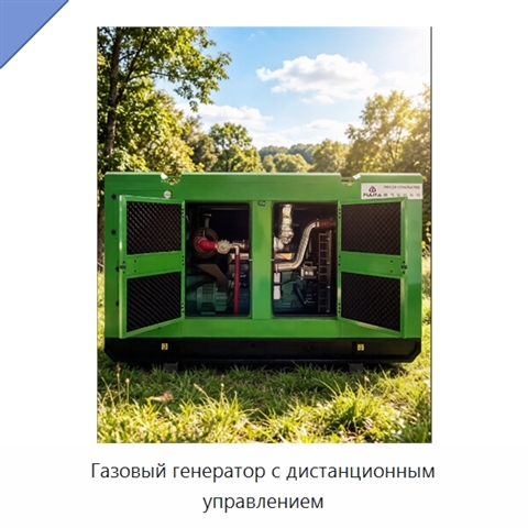Газовый генератор с дистанционным управлением