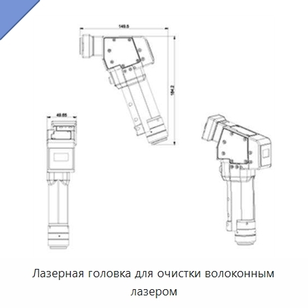 Лазерная головка для очистки волоконным лазером