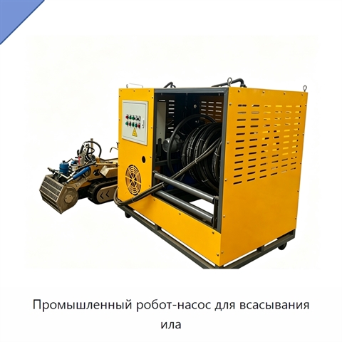 Промышленный робот-насос для всасывания ила