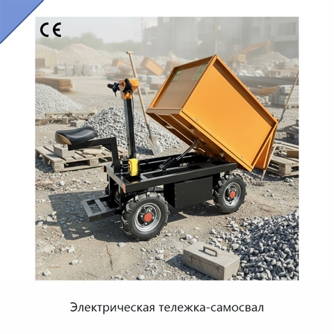 Электрическая тележка-самосвал