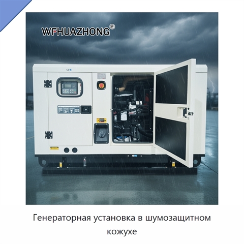 Генераторная установка в шумозащитном кожухе