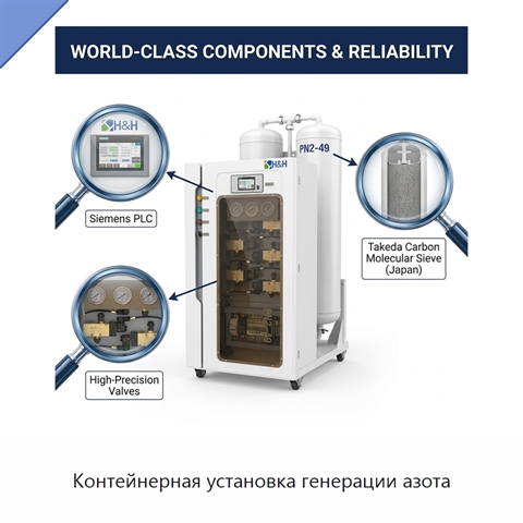 Контейнерная установка генерации азота