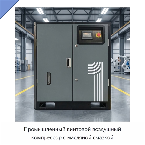 Промышленный винтовой воздушный компрессор с масляной смазкой