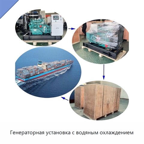 Генераторная установка с водяным охлаждением