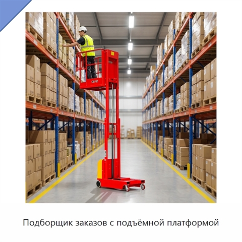 Подборщик заказов с подъёмной платформой
