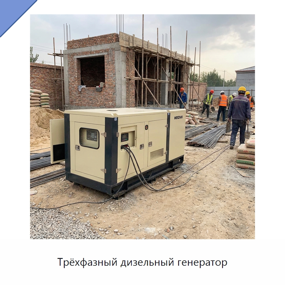 Трёхфазный дизельный генератор — Дизельные генераторы