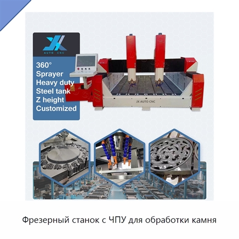 Фрезерный станок с ЧПУ для обработки камня