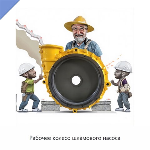 Рабочее колесо шламового насоса