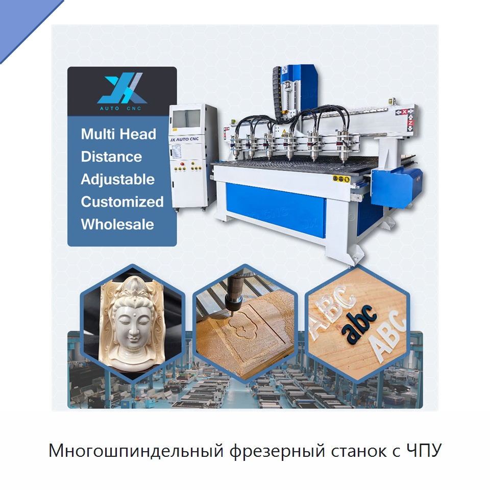 Многошпиндельный фрезерный станок с ЧПУ — Фрезерные станки по дереву