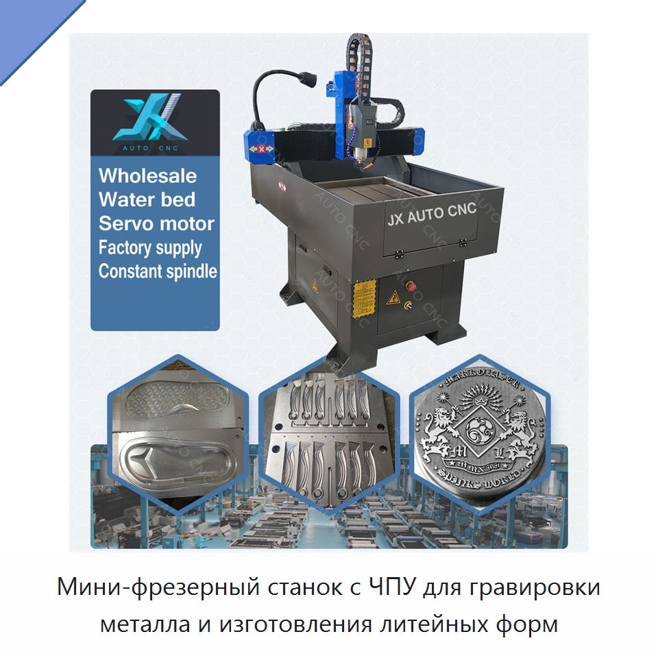 Мини-фрезерный станок с ЧПУ для гравировки металла и изготовления литейных форм — Гравировальные станки по металлу