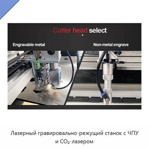 Лазерный гравировально-режущий станок с ЧПУ и CO₂-лазером