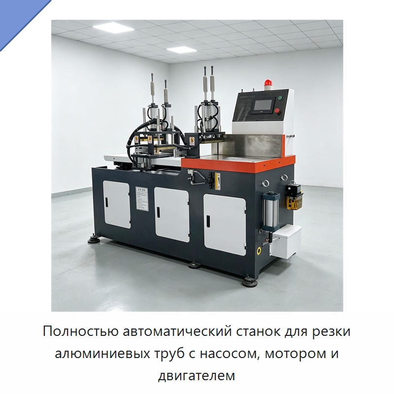 Полностью автоматический станок для резки алюминиевых труб с насосом, мотором и двигателем — Металлорежущие станки