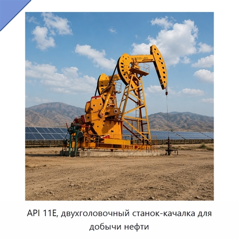 API 11E, двухголовочный станок-качалка для добычи нефти