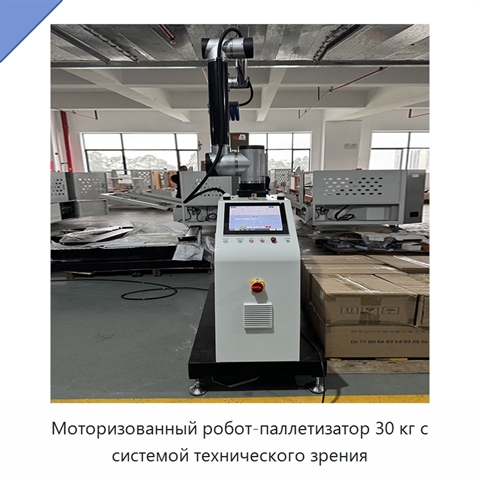 Моторизованный робот-паллетизатор 30 кг с системой технического зрения