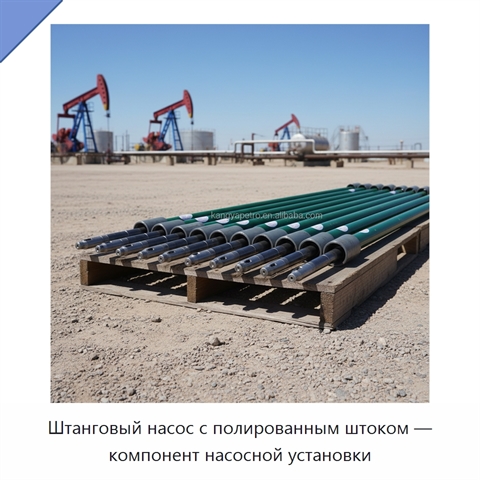 Штанговый насос с полированным штоком — компонент насосной установки