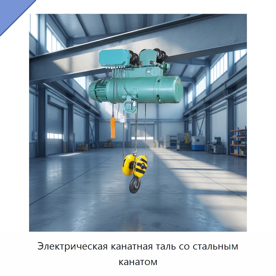 Электрическая канатная таль со стальным канатом — Электролебедки