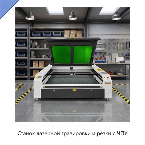 Станок лазерной гравировки и резки с ЧПУ