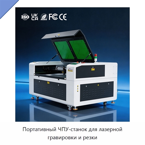 Портативный ЧПУ-станок для лазерной гравировки и резки