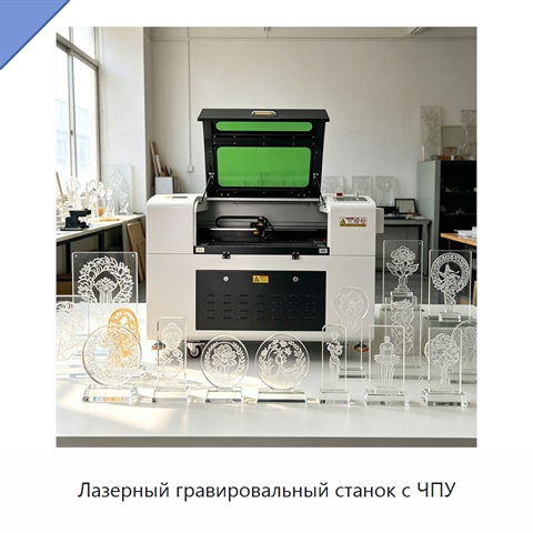 Лазерный гравировальный станок с ЧПУ