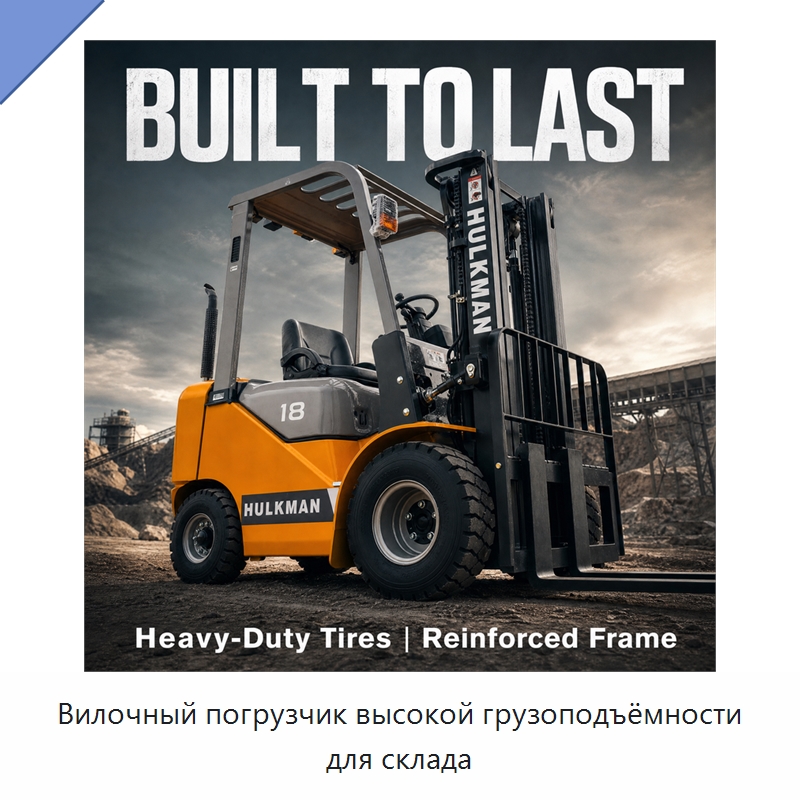 Вилочный погрузчик высокой грузоподъёмности для склада — Вилочные погрузчики