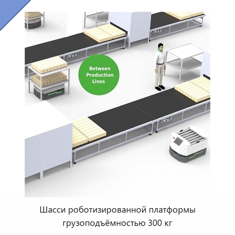 Шасси роботизированной платформы грузоподъёмностью 300 кг