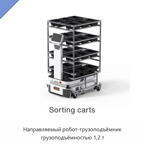 Направляемый робот-грузоподъёмник грузоподъёмностью 1,2 т