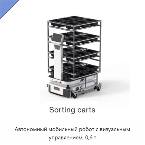 Автономный мобильный робот с визуальным управлением, 0,6 т