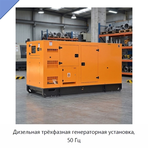Дизельная трёхфазная генераторная установка, 50 Гц