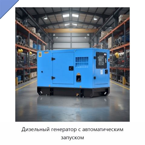 Дизельный генератор с автоматическим запуском