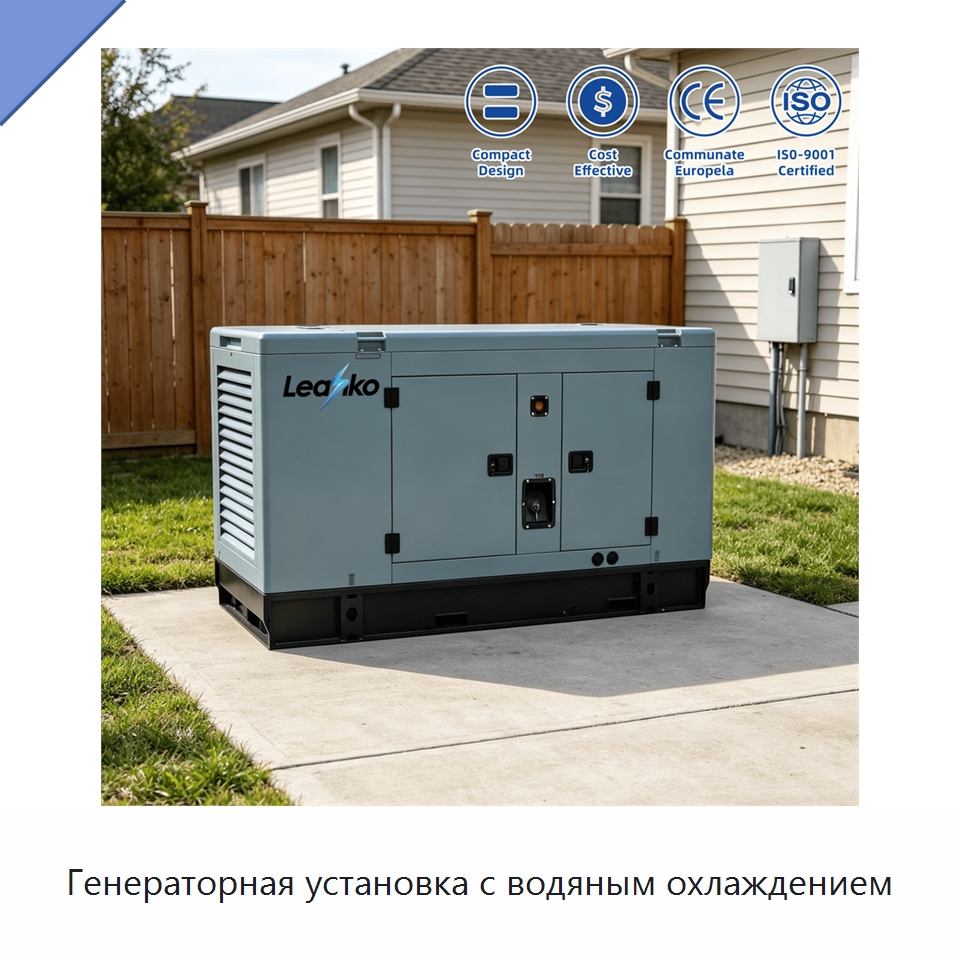 Генераторная установка с водяным охлаждением — Дизельные генераторы