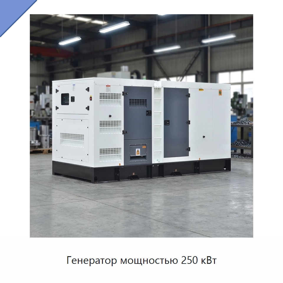 Генератор мощностью 250 кВт — Дизельные генераторы