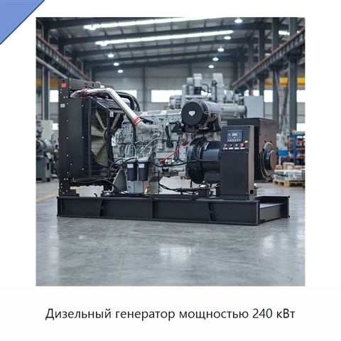 Дизельный генератор мощностью 240 кВт
