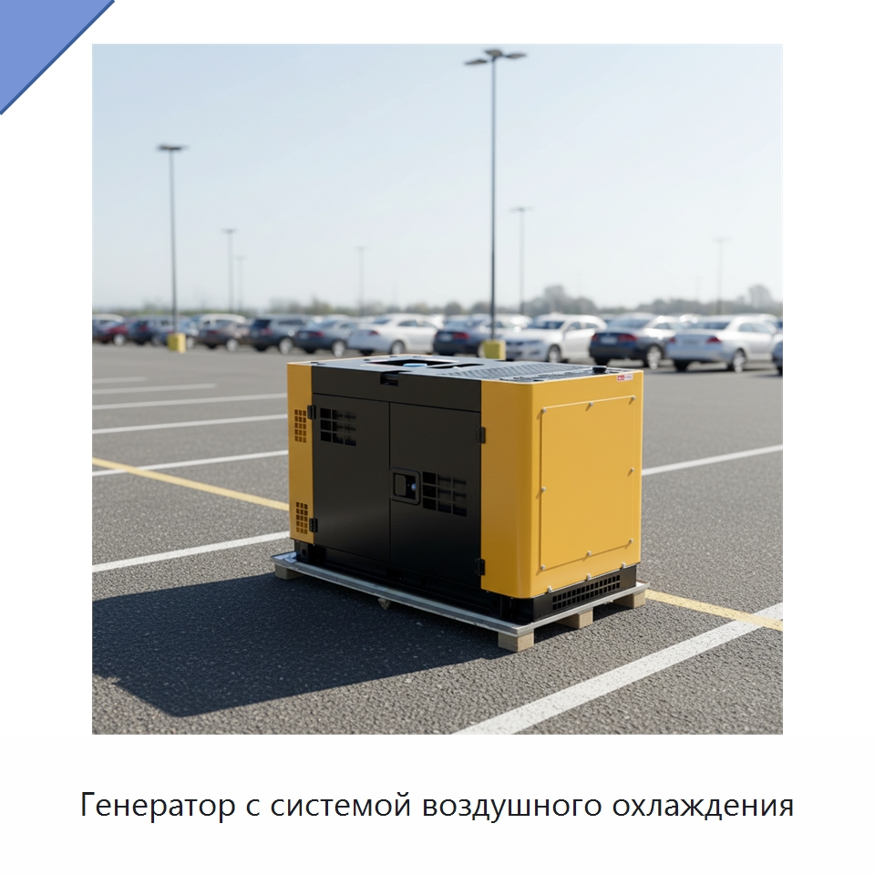 Генератор с системой воздушного охлаждения — Дизельные генераторы
