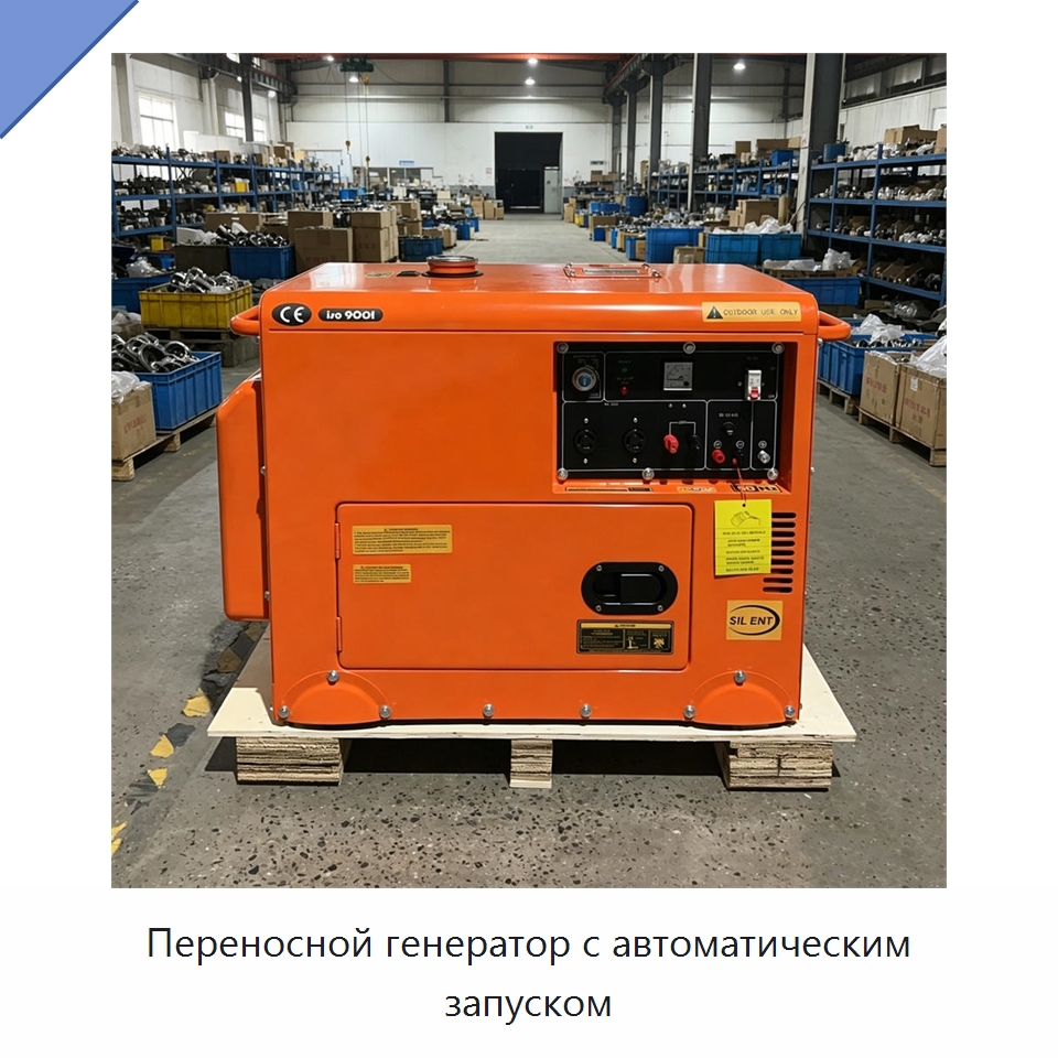 Переносной генератор с автоматическим запуском — Дизельные генераторы