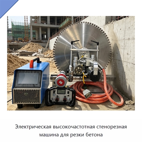 Электрическая высокочастотная стенорезная машина для резки бетона
