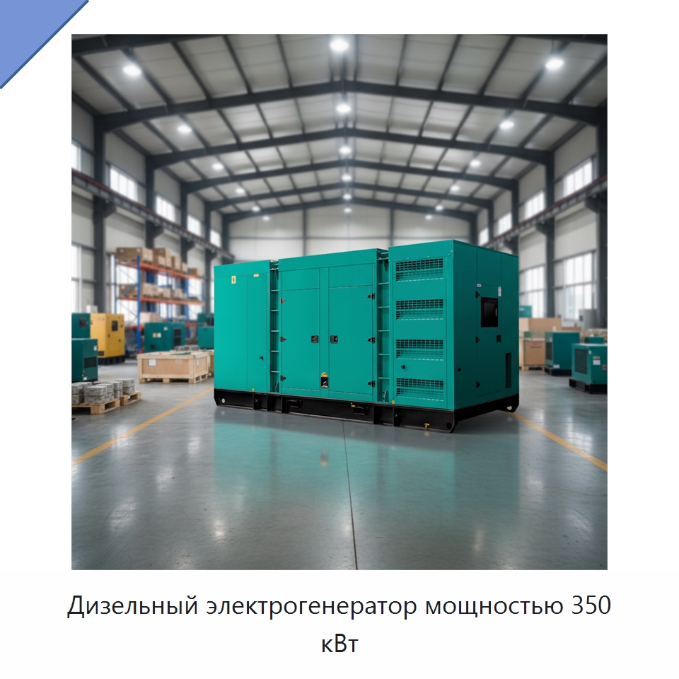 Дизельный электрогенератор мощностью 350 кВт — Дизельные генераторы