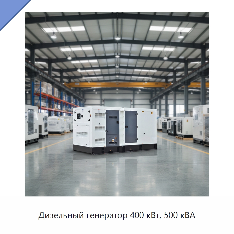 Дизельный генератор 400 кВт, 500 кВА — Дизельные генераторы