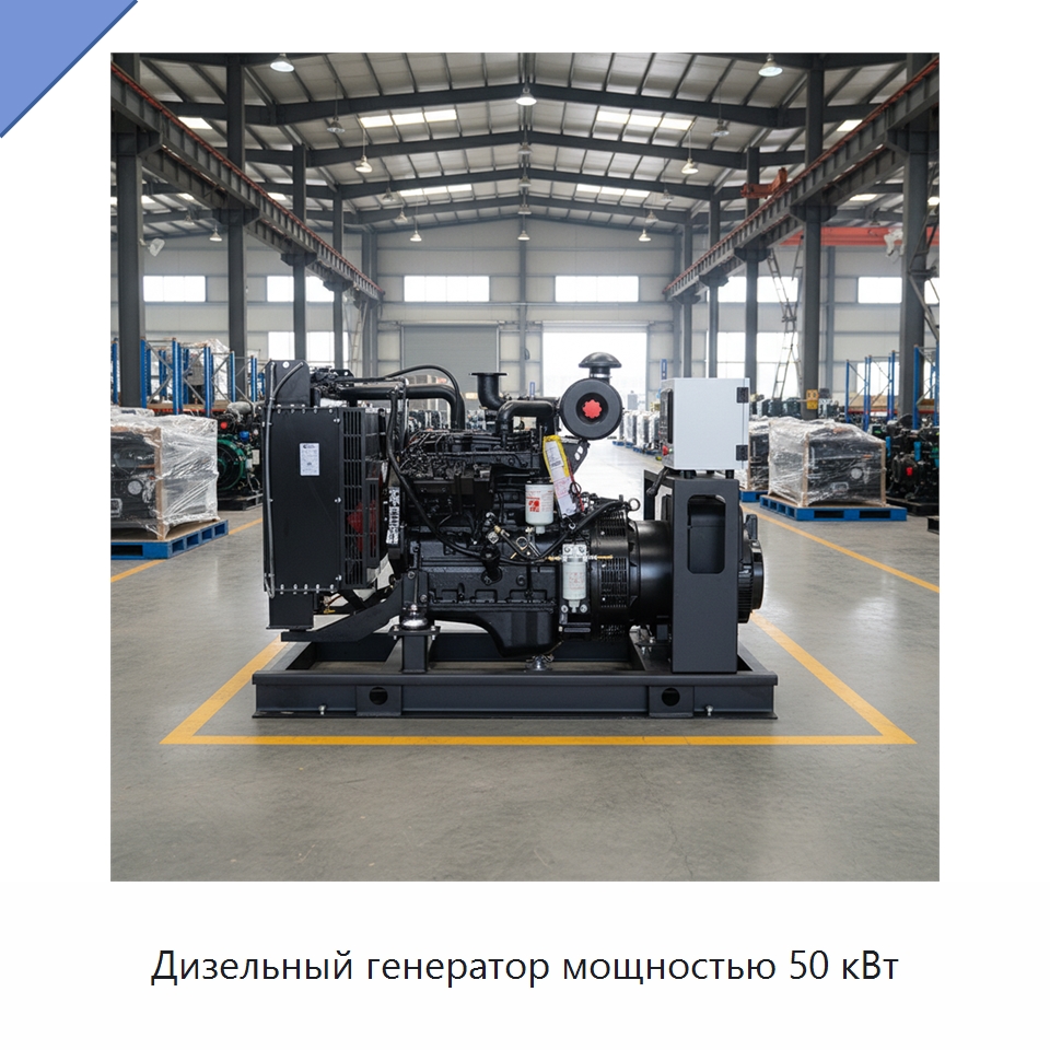 Дизельный генератор мощностью 50 кВт — Дизельные генераторы