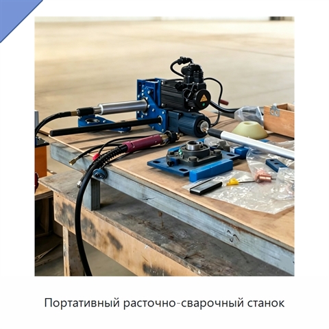 Портативный расточно-сварочный станок