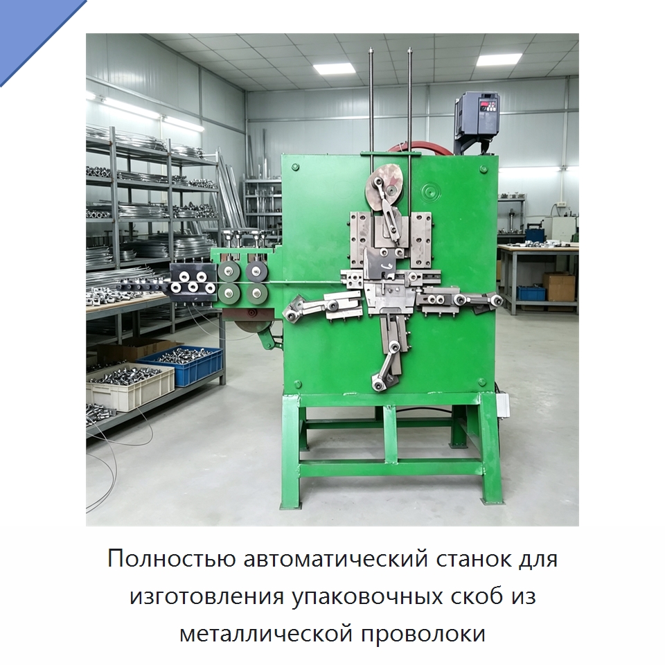 Полностью автоматический станок для изготовления упаковочных скоб из металлической проволоки — Специальное оборудование для металлообработки и металлургии