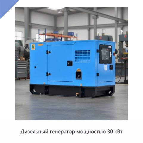 Дизельный генератор мощностью 30 кВт