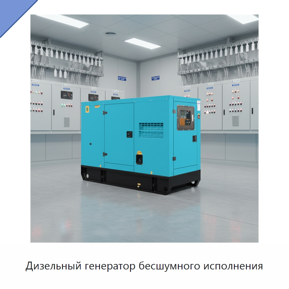Дизельный генератор бесшумного исполнения — Дизельные генераторы