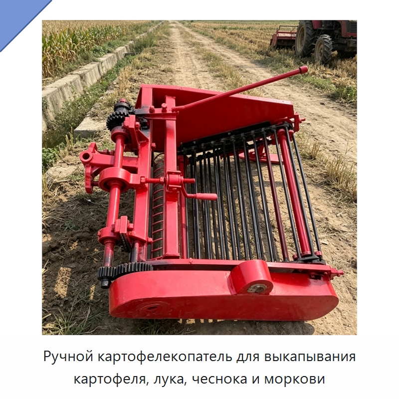 Ручной картофелекопатель для выкапывания картофеля, лука, чеснока и моркови — Специальные сельскохозяйственные машины