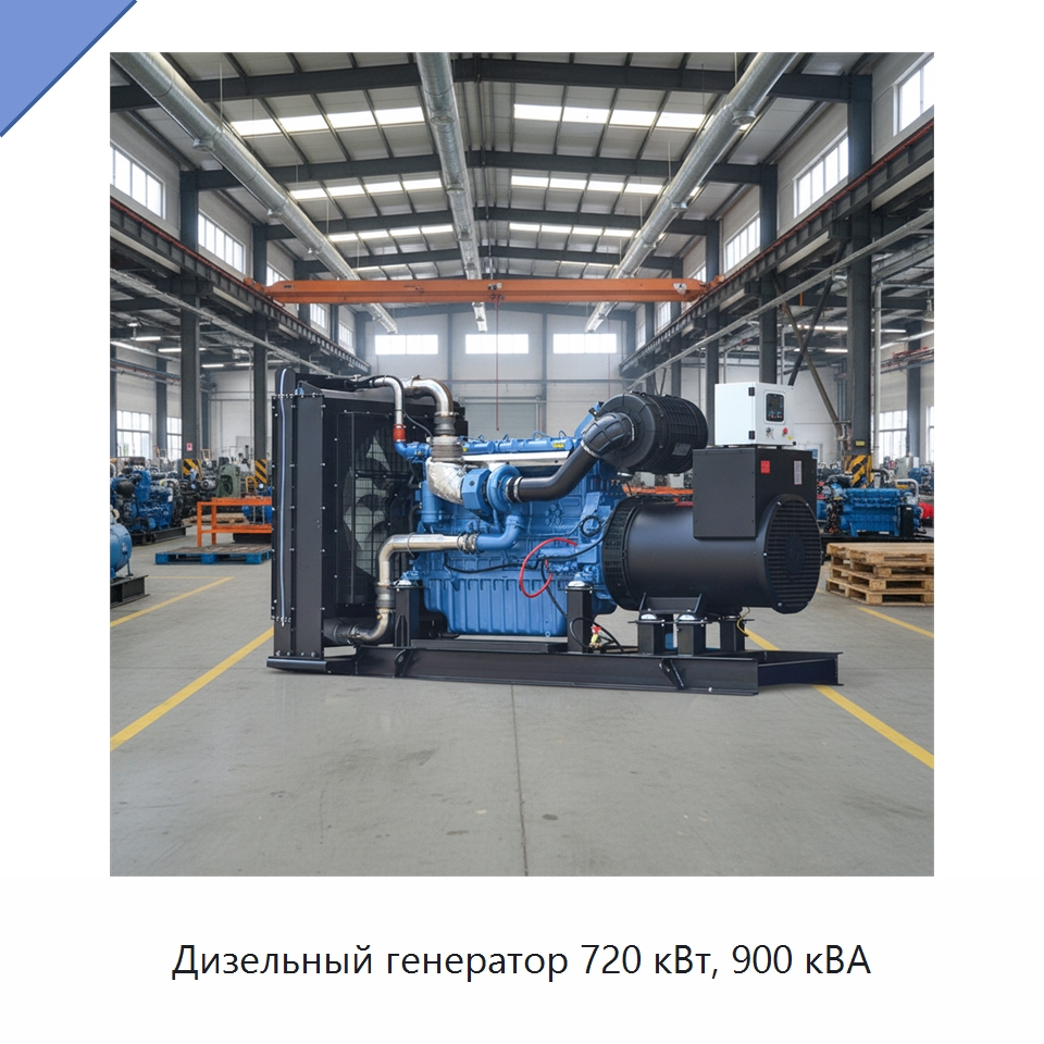 Дизельный генератор 720 кВт, 900 кВА — Дизельные генераторы