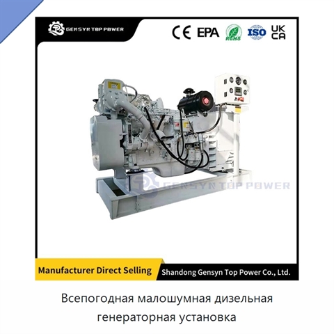 Всепогодная малошумная дизельная генераторная установка