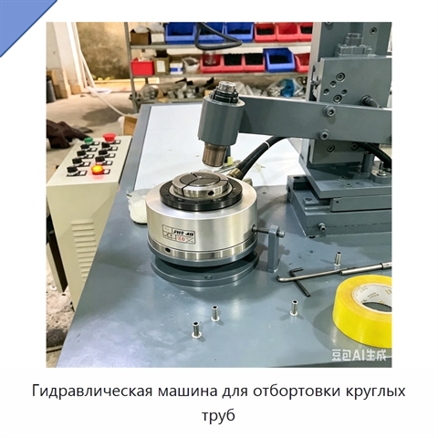 Гидравлическая машина для отбортовки круглых труб