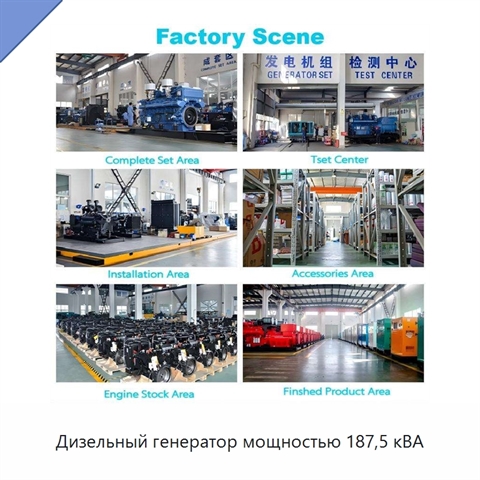 Дизельный генератор мощностью 187,5 кВА