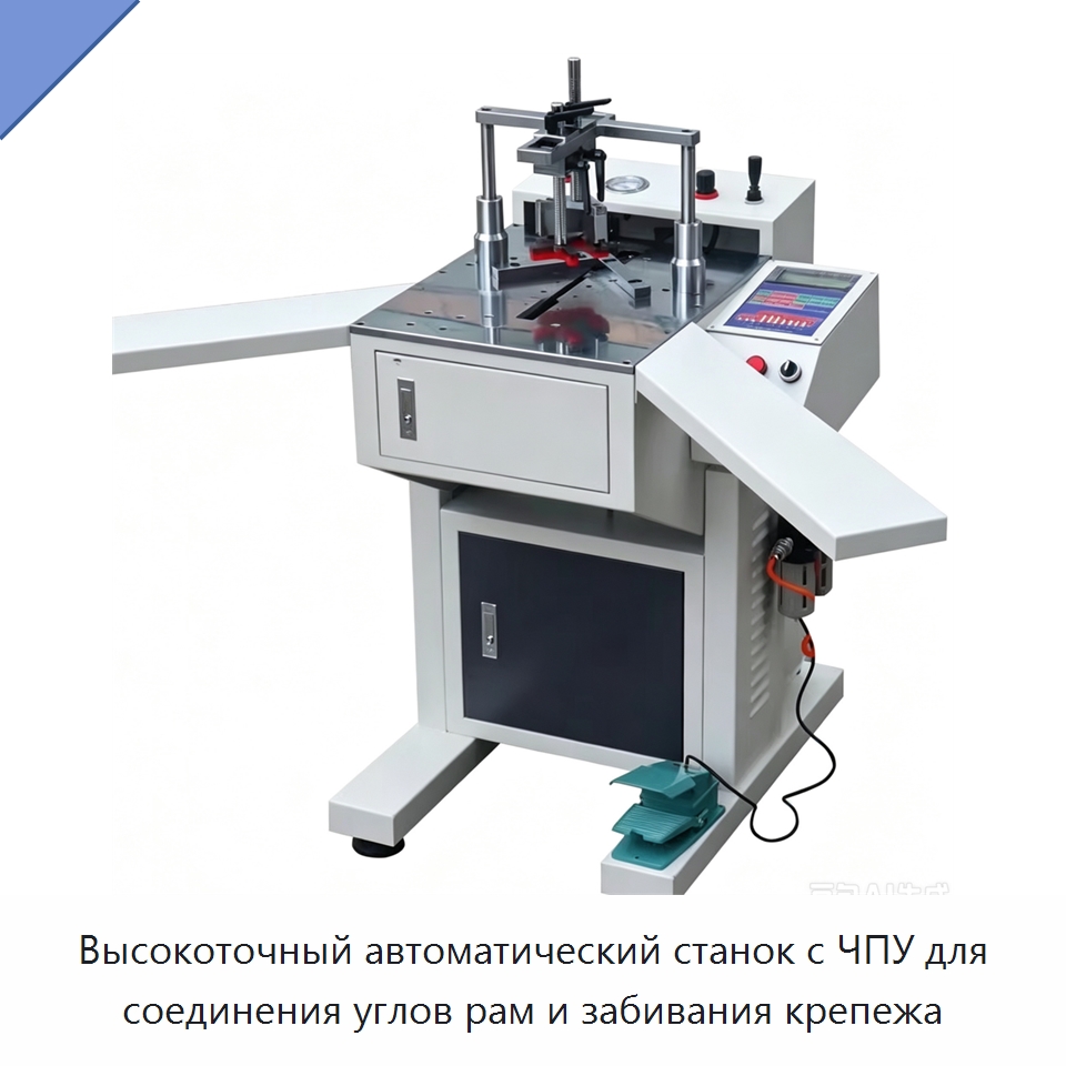 Высокоточный автоматический станок с ЧПУ для соединения углов рам и забивания крепежа — Специальные машины и промышленное оборудование