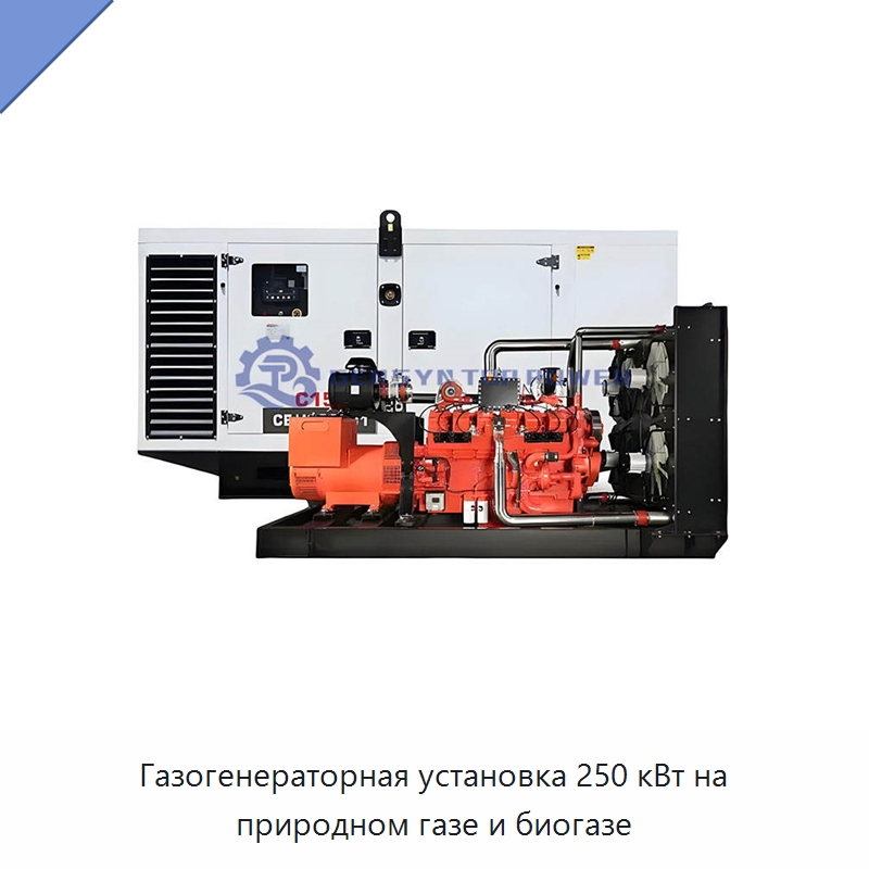 Газогенераторная установка 250 кВт на природном газе и биогазе — Газотурбинные генераторы